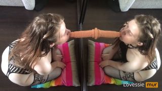 Lovessie Mur - Two girls and two big cocks deep in their mouths - Lovessie Mur-1