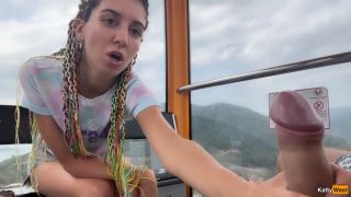 Cumshot Why are You Jerking off to Me on a Ferris Wheel - Public Jerk off and Cum ...-3