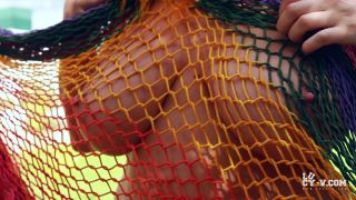 [GetFreeDays.com] Lucy Vixen - Strips Nude from Her Coral Lingerie porn big tits gif-9