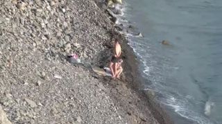 Pussy fingering and beach fuck-9