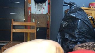 Humiliating a guy and spanking his balls.-7