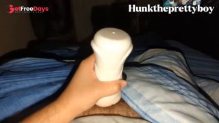 [GetFreeDays.com] Teen Curly haired college boy tries Fleshlight for the first time. HUGE CUMSHOTS Porn Leak December 2022-7