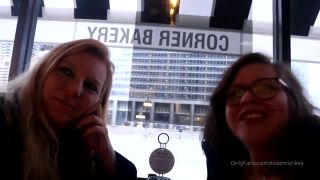 Monkey in Chicago with Goddess Rhonda Amd Joey s Feet Sex...-1