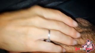 Cougar gives a slow jerk session to a gorgeous cock.-7