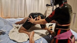 Husband gets his arse FUCKED Hard by wife with 9 inch str...-1