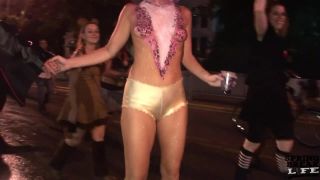 Flashing on Duval Street During Fantasy Fest public -1