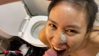 [GetFreeDays.com] Hardcore throat fuck for Japanese teen toilet slut. POV humiliation face spitting slap dirty talk Porn Stream February 2023-3