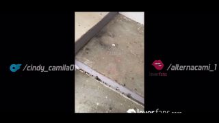 Cuckold pequeña esposa caliente es follada por el culo por la gran polla de su amante frente a cornudo-6