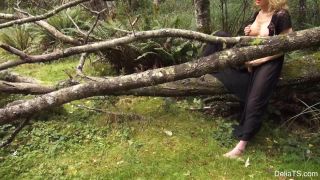 Delia DeLion / Delia TS - Through a Black Veil Sex Clip V...-5