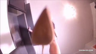 Men under me - LILLI BAYLE The pathetic life of my tiny man Stomping and crushing under shoes, feet and ass Giantess style (Fetish porn)-3