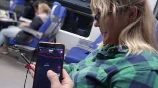 Remote Control My Orgasm In The Train  Public Female Orgasm 1080p-2