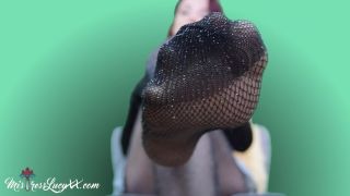 xxx video clip 26 MistressLucyXX – Fishnet Fetish Freak on pov fleece fetish-7