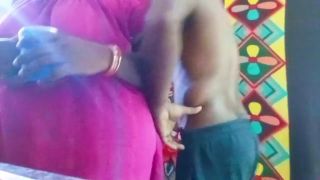 Sex Boss having sex with Indian Tamil desi maid chubby women-1