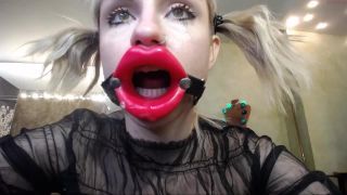 xxx clip 11 7674 RED LIPPSTICK MASK BDSM RED LIPPS - bondage - femdom porn lesbian bdsm dildo-2