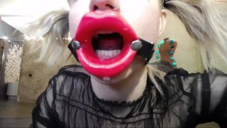 xxx clip 11 7674 RED LIPPSTICK MASK BDSM RED LIPPS - bondage - femdom porn lesbian bdsm dildo-5