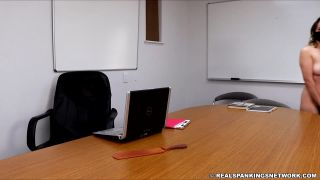 clip 25 Kaylee Caught Wandering The Halls (part 2 Of 2) - paddle - bdsm porn belly fetish porn-1