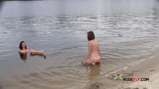 Nude Beach - Hot Young Party girl  Gangbang-7