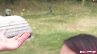 Melina-May - Geiles Outdoor Sperma Gangbang Rip-1