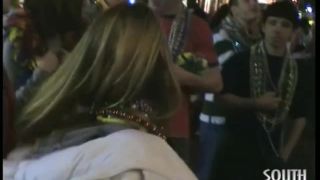 Girls Flashing their Tits and Pussies at Mardi Gras public -3