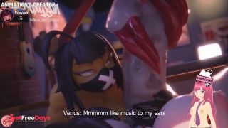 Mawile from Pokemon eats busty Futanari girls cock Poxygon animation - Jazziuu-0