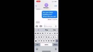 Slut Texting Boyfriend That His Friend Came Over And Fucked Her (Part 1.-0