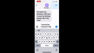 Slut Texting Boyfriend That His Friend Came Over And Fucked Her (Part 1.-9