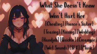 CelesteWhispers - [F4M] What She Doesn't Know Won't Hurt Her [Cheating] [Creampie] [Wet SFX]-2