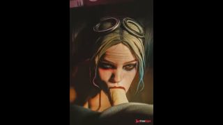 Harley Quinn Sucking off some Dude-7