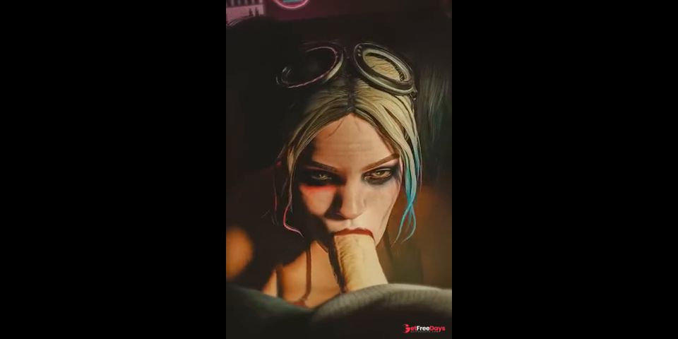 Harley Quinn Sucking off some Dude