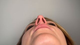 clip 38 SneezeGoddess – Extreme Close Up Sneezing and Nose Blowing, gay spit fetish on masturbation porn -8