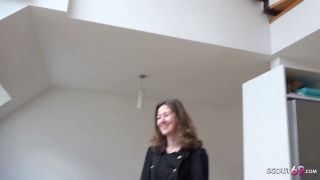 GERMAN_SC0UT - Skinny College Alessandra Seduce To Fuck At Street Casting - Shaved-1