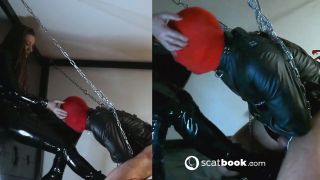 Femdom porn   Femdom  Scatbook: Lady Amrapali - Straitjacket Slave Blowjob Training With Strapon-9