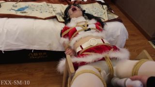 fan xiao xiao BDSMFXX-SM-10 终章 圣诞特辑，未知陷阱 提拉股绳 固定强制（离别片-极限片）-7