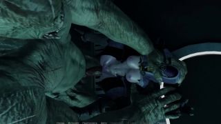 Creampie Huge mutant monster with a monstrously large dick has fun with a girl in a nightclub toilet-2