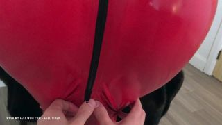 free porn video 47 Cum on My Latex – Latex Mistress – Wash My Feet With Your Cum Huge Cumshot on My Feet | foot worship | pov male foot fetish-1