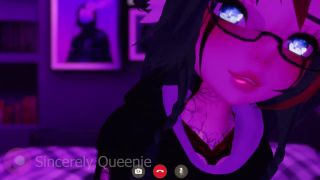 Vrchat Discord Goodnight Call gone HORRIBLY LEWD -ASMR ROLEPLAY - FUTANARI Masturbation Taking it up my ASS-2