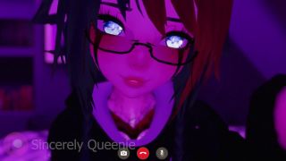 Vrchat Discord Goodnight Call gone HORRIBLY LEWD -ASMR ROLEPLAY - FUTANARI Masturbation Taking it up my ASS-3