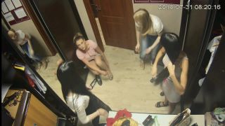 Girls change clothes in the apartment-8