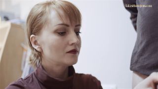 Li Lus handjob Office Huge Cock and Cum Shot - Cumshot-2