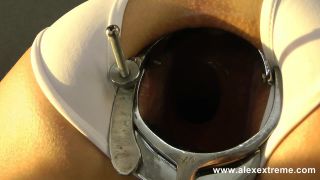 7180 speculum and extreme deep anal dildo by H movie - Play-9