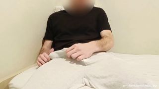 Joi Horny boy in gray pants gets hard and jerks off getting out all the milk-1