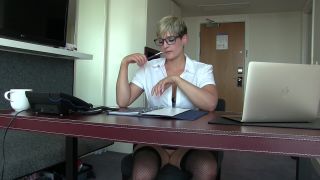 Hannah brooks - hot secretary gets horny in the office-0