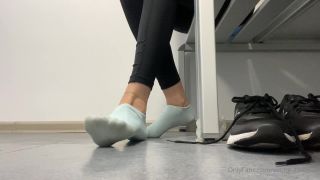 Young Goddess () Young - goddess - sweaty socks after the gym and my tired legs enjoy it 03-10-2020-5