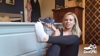 femdom strapon Queengf90 – A Sweaty Foot Slave Tease, download film now on fetish porn-4