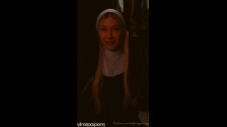  video  BigTittyGothEgg Nun Cosplay POV Dildo Ride Video on OnlyFans Bigtittygothegg-1