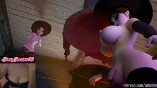 SluttyScarlett30 - Two Futanari Witches Play Pranks And Have Sex With Eachother! MASSIVE CUMSHOT-5