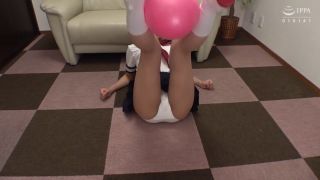 7123 Exercise while jerking off! Panty flash instructor tease...-8
