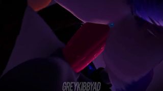 Vrchat Furry A Fox Deer was so desperate to be penetrated with cat cock...-8