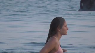 Wet teen girl nearly loses her bikini-7