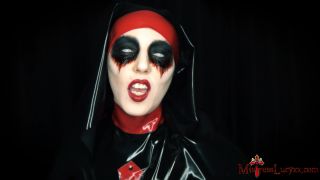 online video 43 MistressLucyXX A Nun Possessed, lipstick fetish on femdom porn -3